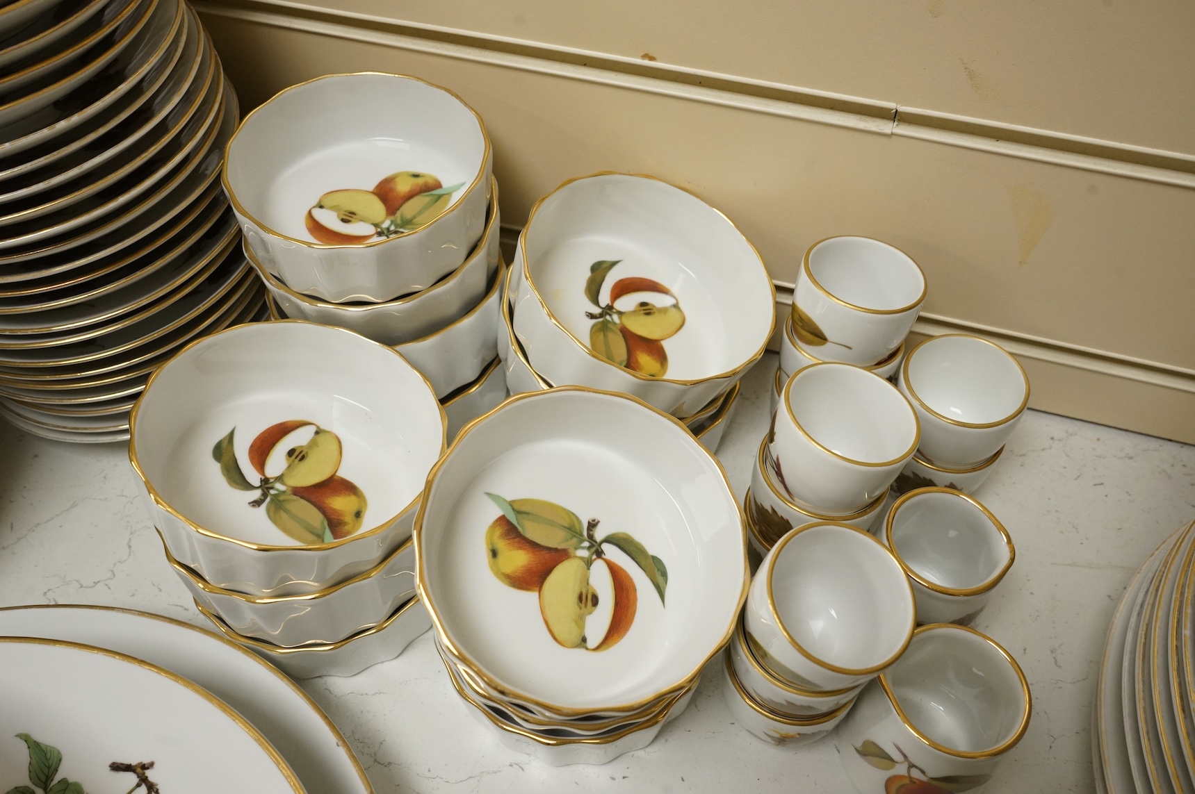 A group of Royal Worcester Evesham kitchen and dinner wares